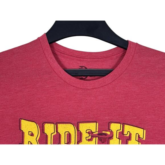 NEW! Red Dirt Hat Co Shirt 'Ride It Like You Stole It' Anderson Bean Size L - Picture 7 of 16